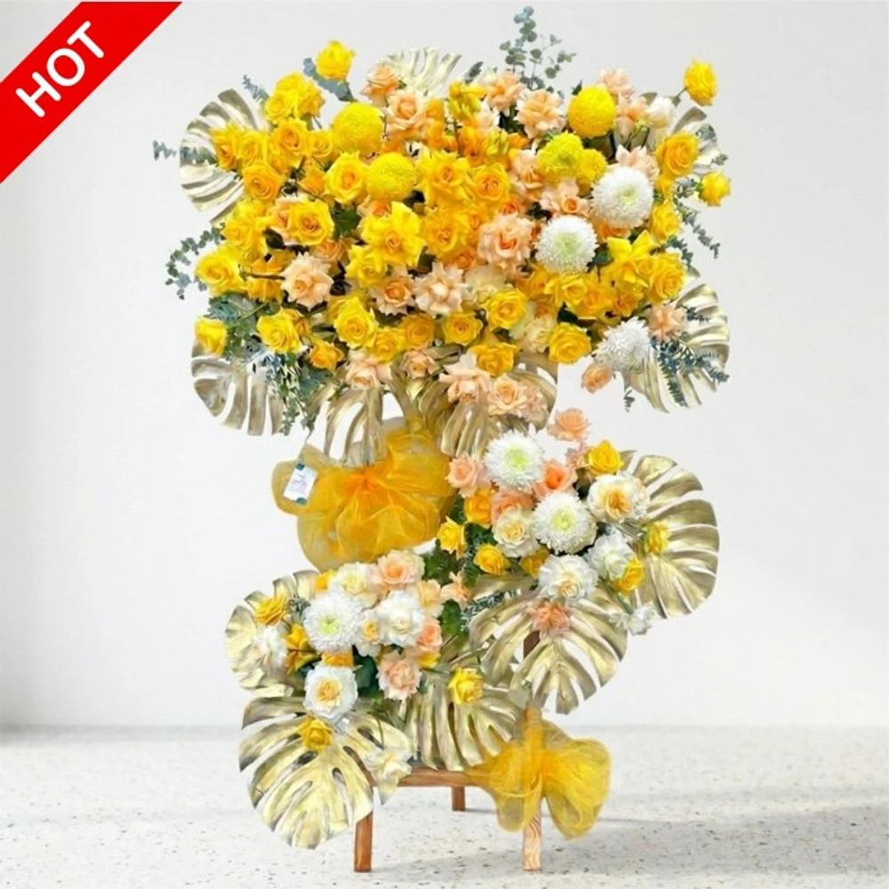 Hoa Khai Trương Vàng Tài Lộc