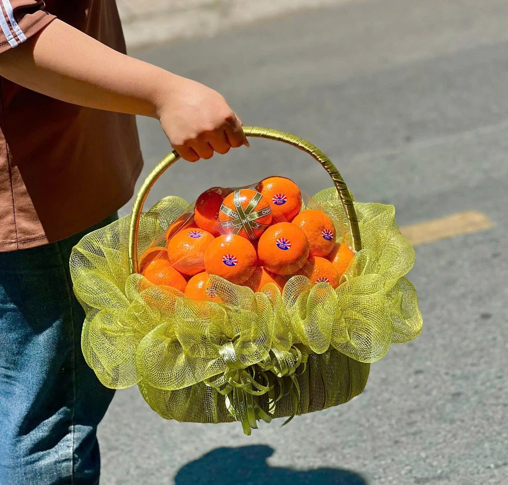 Giỏ Quýt Nhập Khẩu Đẹp Quà Tặng Ý Nghĩa Sang Trọng