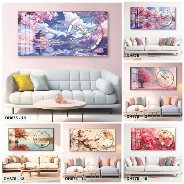 Tranh Đồng Hồ Nổi 3D Tráng Gương Nhiều Mẫu Độc Đáo Kết Hợp Decor Trang Trí Và Xem Giờ