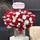 Hoa Hồng Đỏ Mix Lan Hồ Điệp Sang Trọng