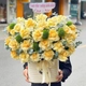 Giỏ Hoa Hồng Victor Vàng Đầy Sự Chân Thành