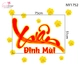 Decal Trang Trí Tết Xuân ĐInh Mùi