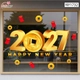 Decal trang trí tết happy new year 2027 lì xì đỏ tiền tài thịnh vượng