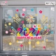 Decal Trang Trí Tết Happy New Year 2027 Và Pháo Hoa Sắc Màu