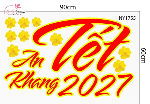 Decal Trang Trí Tết An Khang 2027