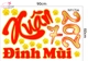 Decal Trang Trí Tết Xuân ĐInh Mùi 2027 Vạn Điều Như Ý