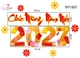 Decal Trang Trí Tết 2027 Đinh Mùi Lì Xì Đỏ Phúc Lộc An Khang