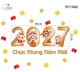 Decal Dán Kính Trang Trí Tết 2027 Chúc Mừng Năm Mới Tài Lộc Sung Túc