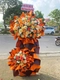 Kệ Hoa Khai Trương 2 Tầng Tone Cam Vàng Lộc Phát