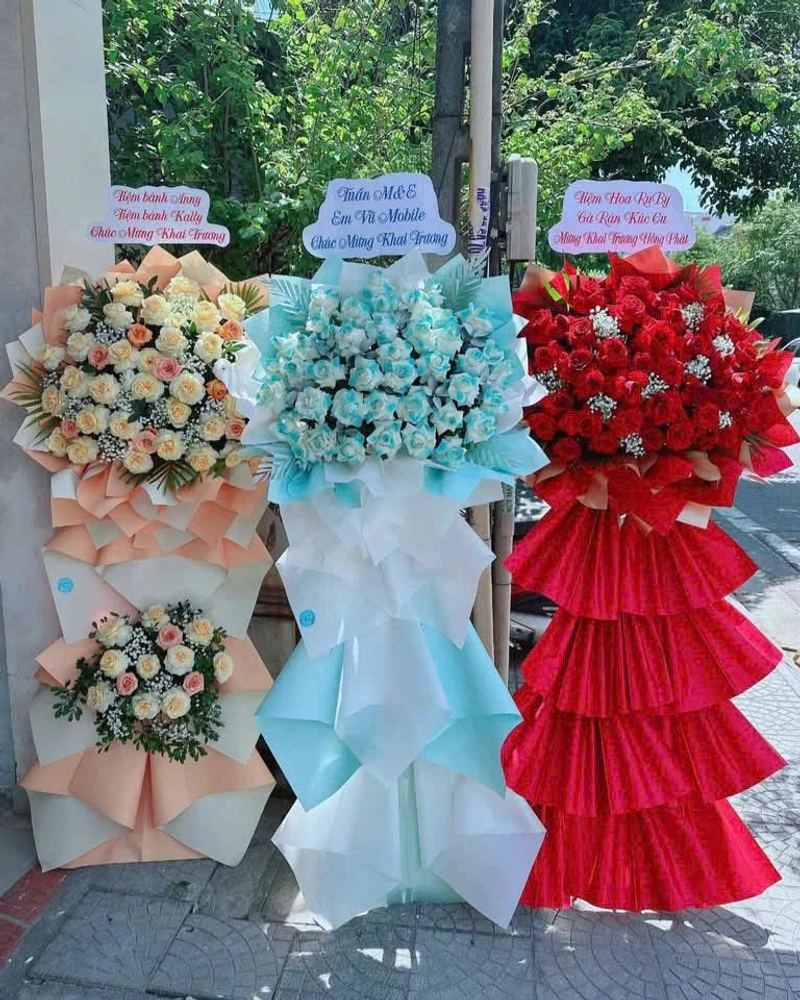 Kệ Hoa Khai Trương Đại Lộc Đại Phát