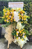 Kệ Hoa Khai Trương Đại Lợi Tone Vàng
