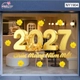 Decal Trang Trí Tết Đinh Mùi 2027 Chúc Mừng Năm Mới Phát Tài Phát Lộc