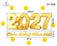 Decal Trang Trí Tết Đinh Mùi 2027 Chúc Mừng Năm Mới Phát Tài Phát Lộc