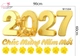Decal Trang Trí Tết Đinh Mùi 2027 Chúc Mừng Năm Mới Phát Tài Phát Lộc