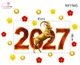 Decal Trang Trí Tết Đinh Mùi Lộc Phát 2027