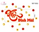 Decal Trang Trí Tết Xuân Đinh Mùi Và Mai Vàng