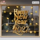 Decal Tết Happy New Year 2027 Chữ Vàng