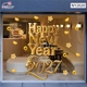Decal Tết Happy New Year 2027 Chữ Vàng