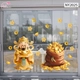 Decal Tết Thần Tài Và Bao Vàng Phú Quý