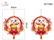 Decal Dán Kính Trang Trí Tết 2027 Đinh Mùi Song Dê Tài Lộc