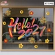 Decal Trang Trí Tết Hello 2027 Rực Rỡ Tân Xuân