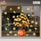 Decal Trang Trí Tết Cây Tiền Tài Phát Lộc
