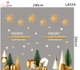 Combo Decal Trang Trí Noel Merry Christmas Và Hoa Tuyết Vàng Lấp Lánh