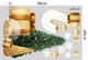 Combo Decal Trang Trí Noel Merry Christmas Và Hoa Tuyết Vàng Lấp Lánh