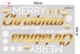 Combo Decal Trang Trí Noel Merry Christmas Và Hoa Tuyết Vàng Lấp Lánh
