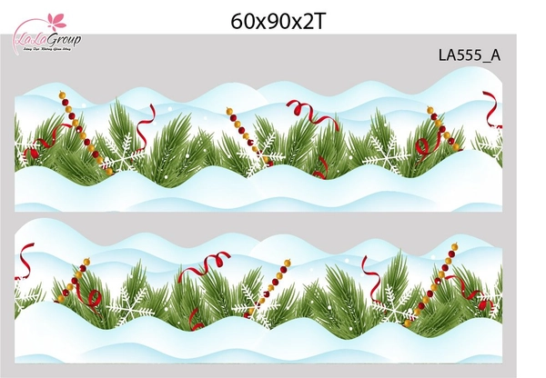 Combo Decal Trang Trí Noel Ông Già Noel Cưỡi Tuần Lộc Và Người Tuyết Trắng