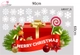 Combo Decal Trang Trí Noel Ông Già Noel Và Những Phần Quà Lung Linh