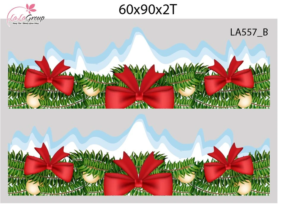 Combo Decal Trang Trí Noel Ông Già Noel Và Những Phần Quà Lung Linh