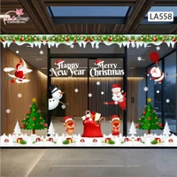Combo Decal Trang Trí Noel Người Tuyết Và Tuần Lộc Dễ Thương