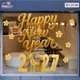 Decal Trang Trí Tết Happy New Year 2027 Cùng Linh Vật Kim Mùi Hiện Đại