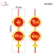 Decal Trang Trí Tết Cặp Liễn Đồng Xu An Khang Thịnh Vượng