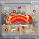 Decal Trang Trí Tết Cuộn Thư Xuân An Khang
