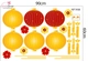 Combo Decal Trang Trí Tết 2027 Kim Mùi Chúc Mừng Năm Mới Tài Lộc Sung Túc