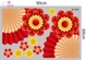 Combo Decal Trang Trí Tết Happy New Year Đinh Mùi Phúc Lộc Thịnh Vượng