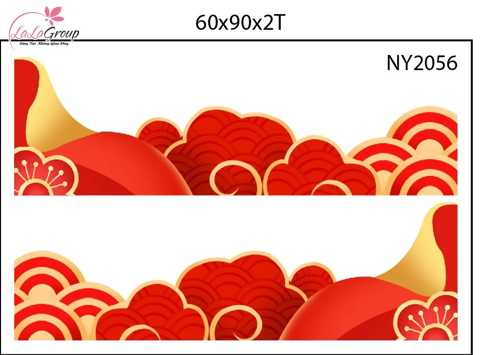 Combo Decal Trang Trí Tết 2027 Đinh Mùi Phúc Lộc Tài Vượng