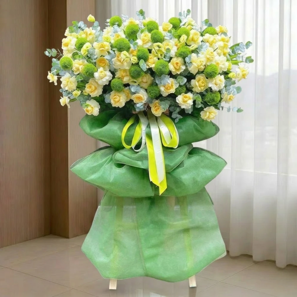 Hoa Khai Trương Tone Xanh Lá Đại Lợi
