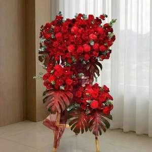 Kệ Hoa Khai Trương Tone Đỏ Thuận Lợi Phát Đại