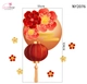 Decal Trang Trí Tết Lồng Đèn Treo Đón Xuân Thịnh Vượng
