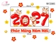 Decal Trang Trí Tết Đàn Dê Nhỏ Đón Năm Mới 2027 Thịnh Vượng