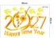 Combo Decal Trang Trí Tết Song Mùi Kim Tài Và Thần Tài Đón Xuân 2027