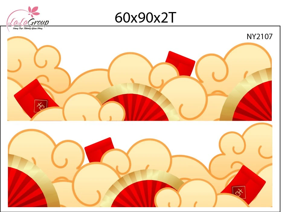Combo Decal Trang Trí Tết Kim Mùi Rước Tài Lộc Đón Xuân 2027