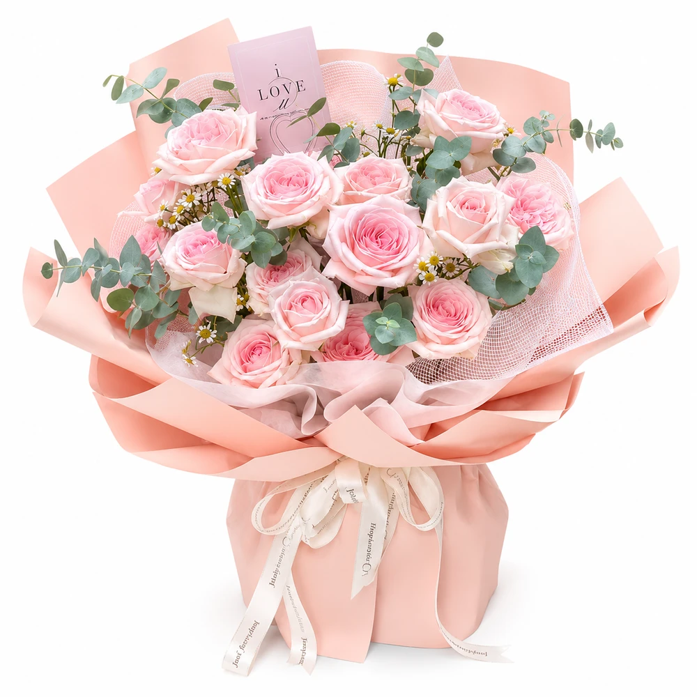 Bó Hoa Hồng Pastel Xinh Xắn Quà Tặng Yêu Thương