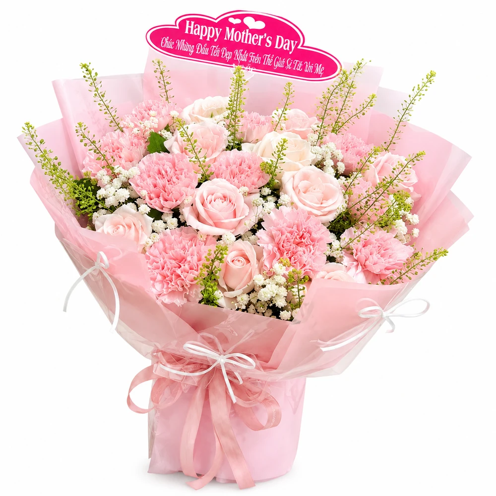 Bó Hoa Hồng Yêu Thương Ngọt Ngào