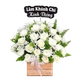 Chậu Hoa Chia Buồn Hoa Hồng Mix Hoa Cúc Trắng Tinh Tế