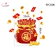 Decal Trang Trí Tết 2027 Đinh Mùi Túi Phúc Tài Lộc