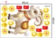Decal Trang Trí Tết Chú Dê Trắng Đón Xuân Phú Quý